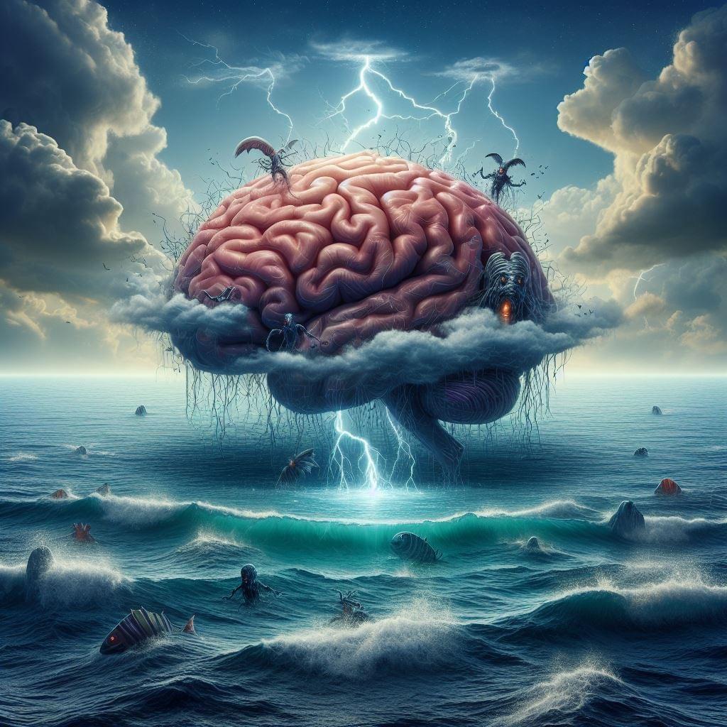 The brain in the vast sea of consciousness imagery