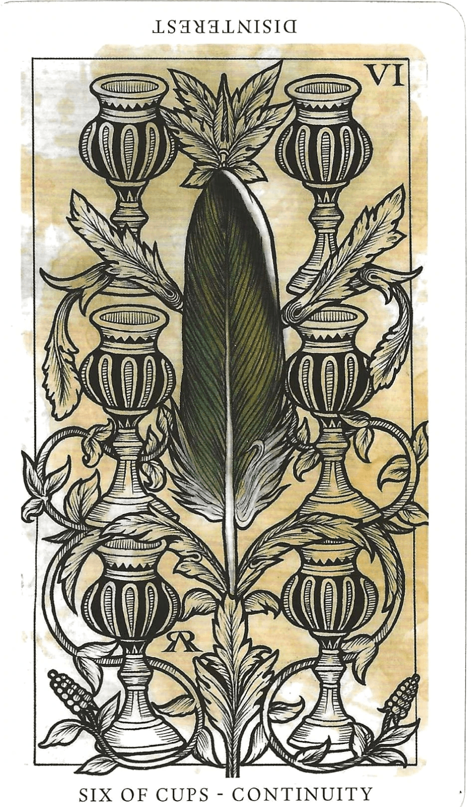 Daily Western Hermetic Tarot card comparisons critique. This month: Medieval Feathers  Tarot and Thoth.