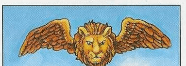 The Winged Lion on the RWS Tarot 2 of Cups