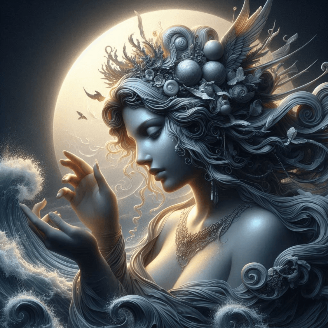 The Queen of Cups- The Great Ocean of Consciousness-Mother Binah