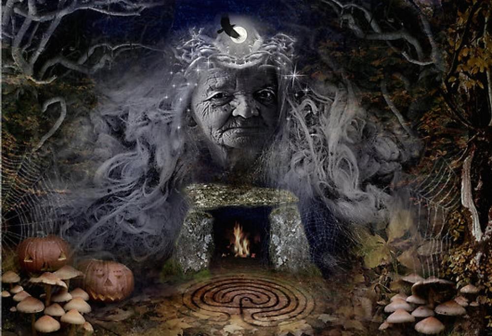 The Crone of Maid-Mother-Crown imagery