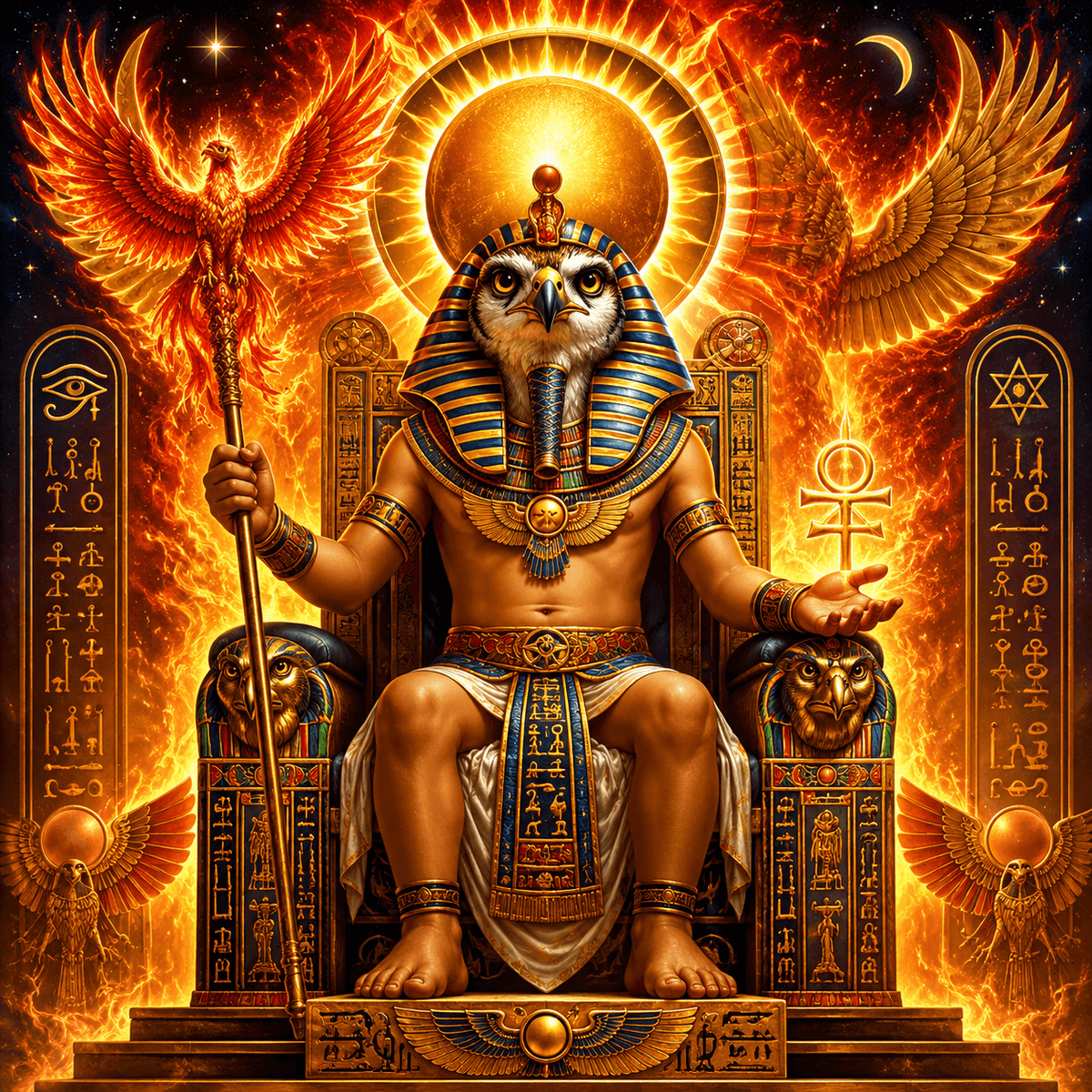 Ra-Hoor-Khuit imagery