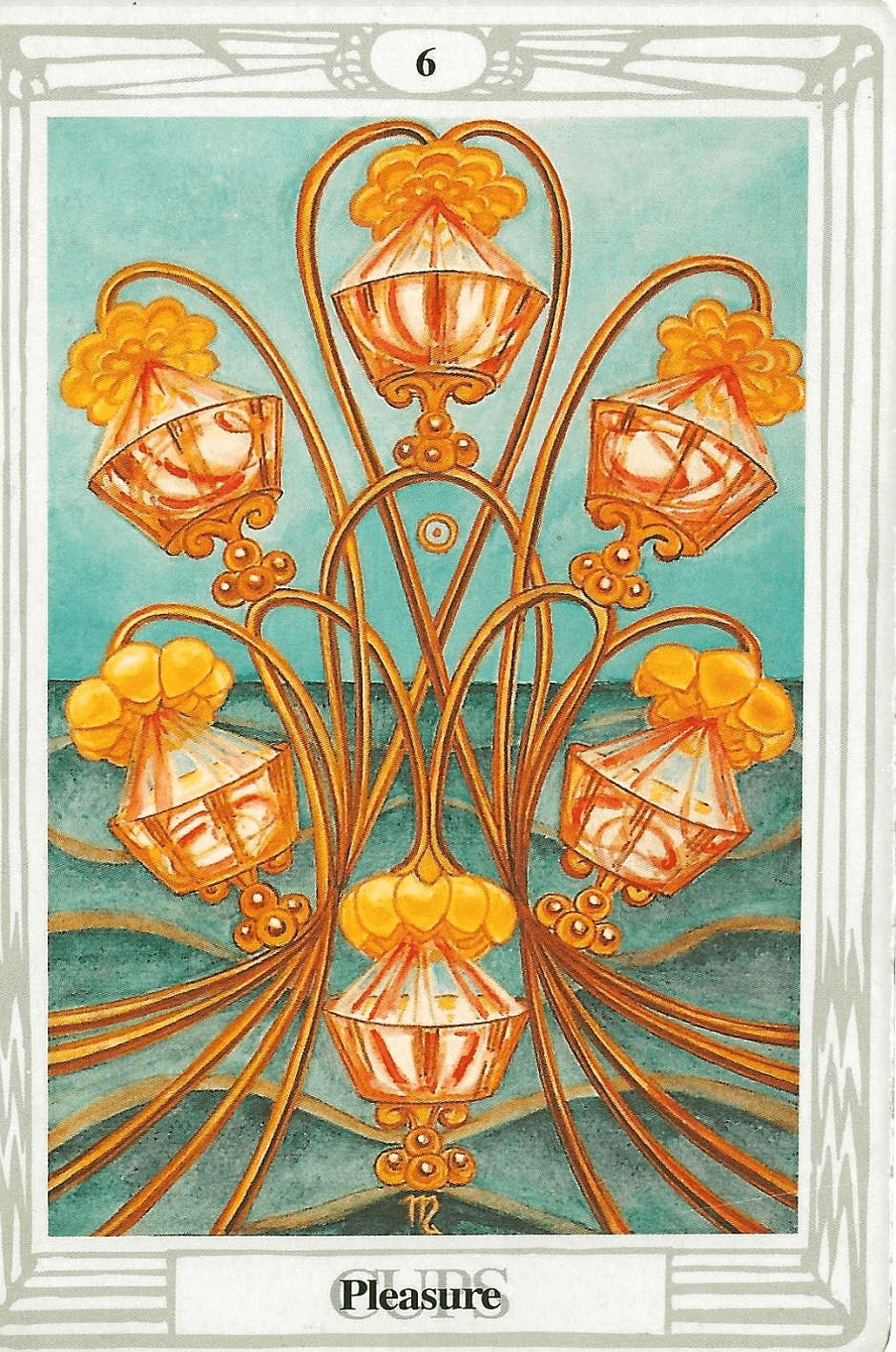 Thoth Tarot- 6 of Cups-Pleasure