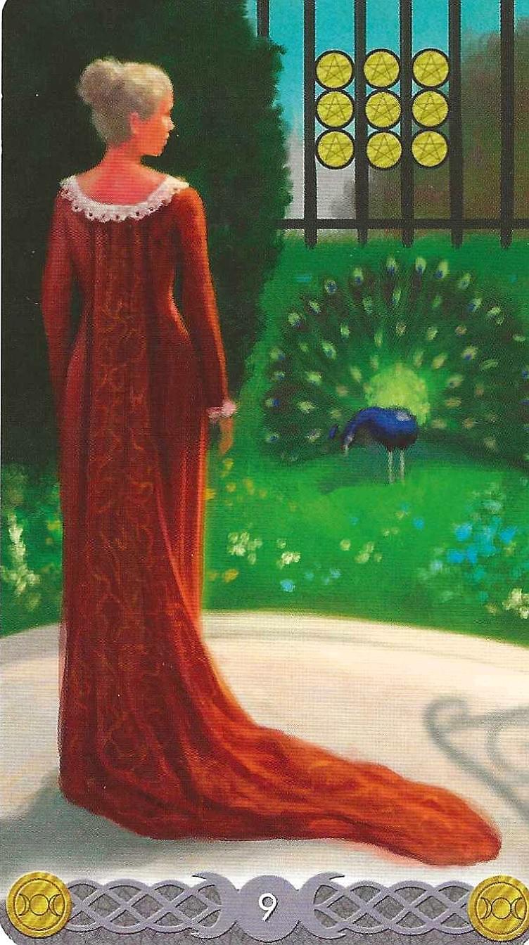 9 of Pentacles- The Triple Goddess Tarot