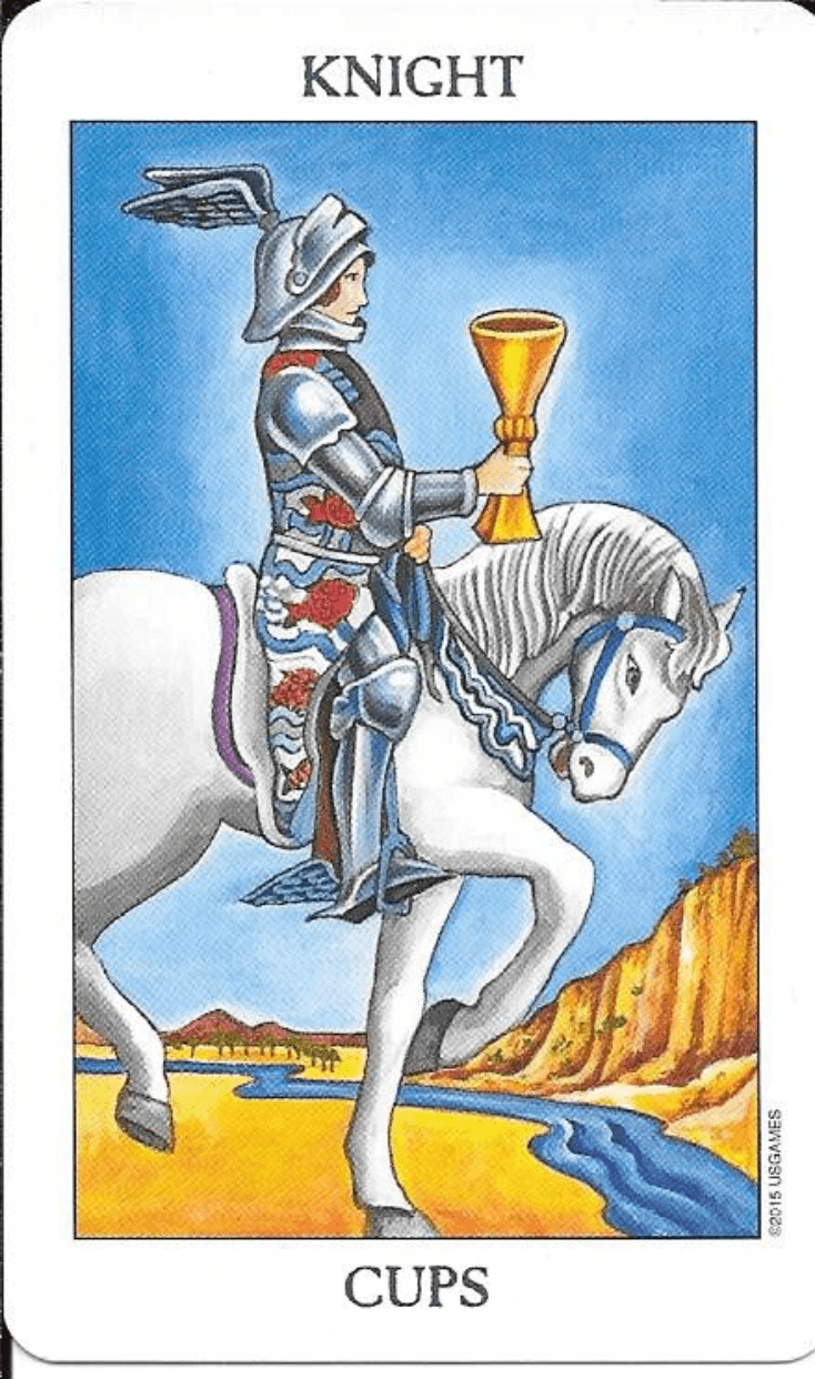 Knight of Cups-Rider-Waite-Smith Tarot