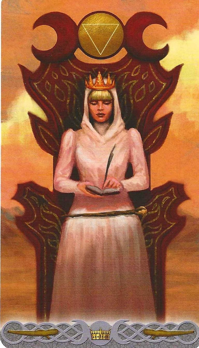 Triple Goddess Tarot- Elder of Wands (king image)