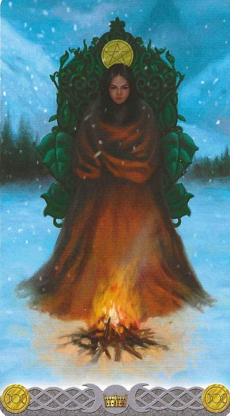 Triple Goddess Tarot-King of Pentacles