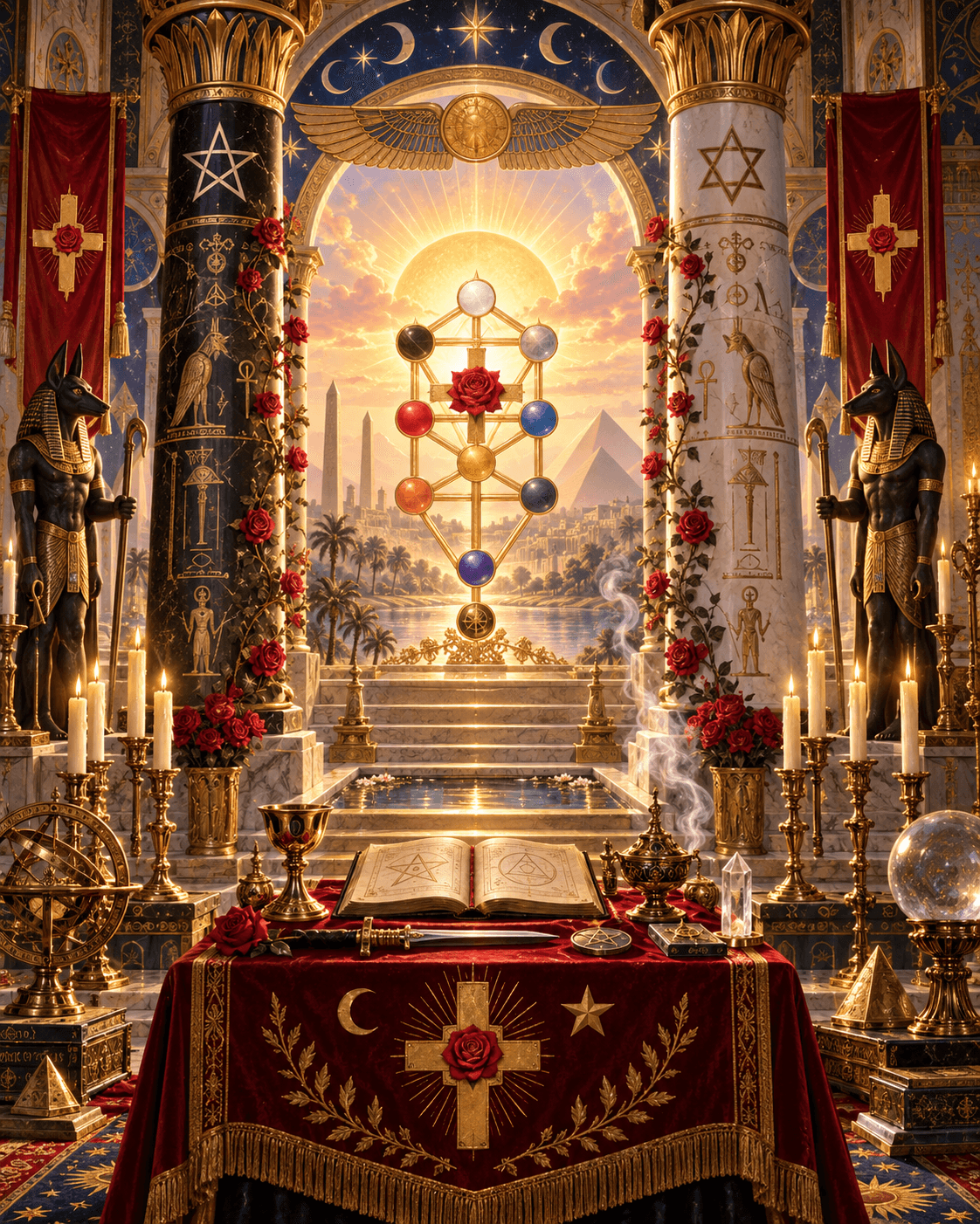 Hermetic order of the Golden Dawn-AI image