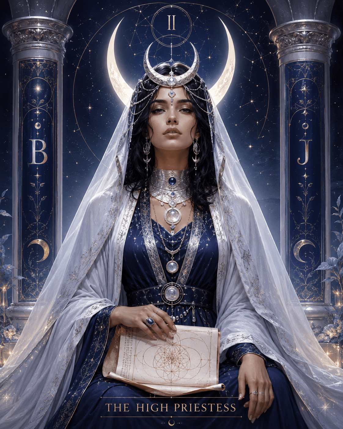 The High Priestess imagery 