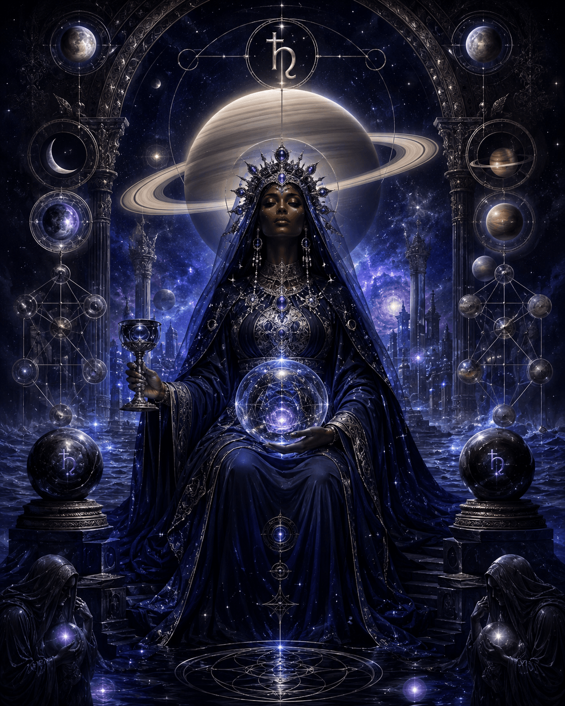 Binah and Saturn imagery