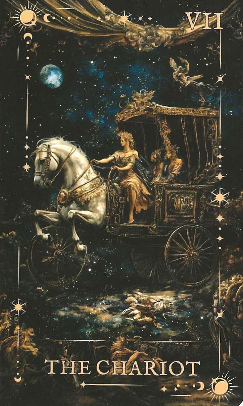 The Arcane Tarot- Key 7-The Chariot imagery