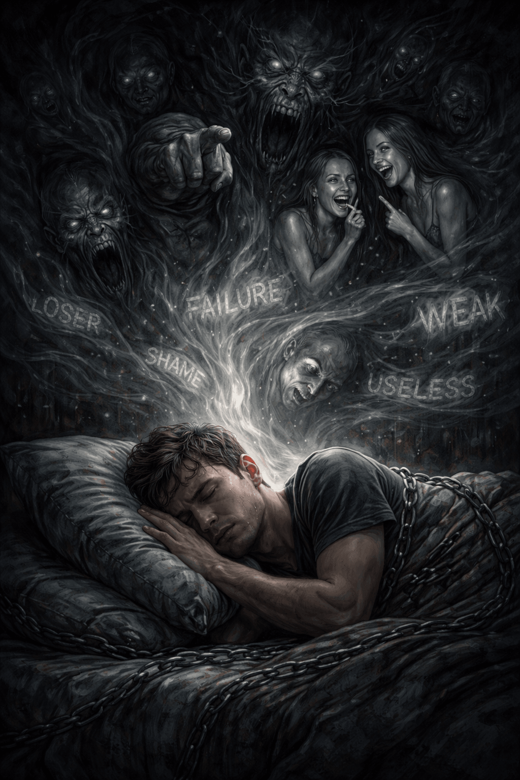 dreaming of shame and inferiority