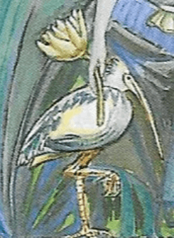Thoth Tarot Ibis imagery