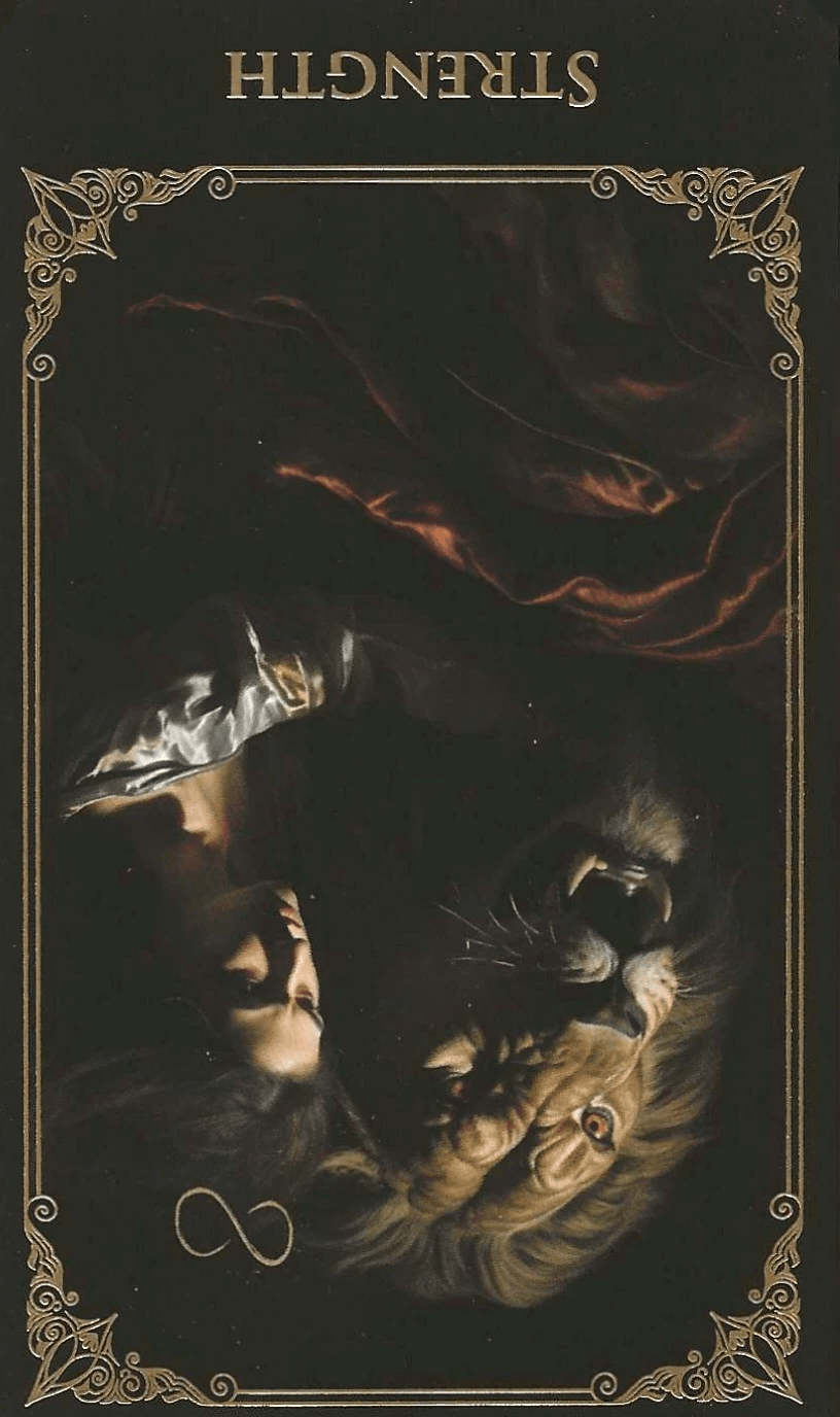 Strength-Key 8-The Baroque Tarot-reversed