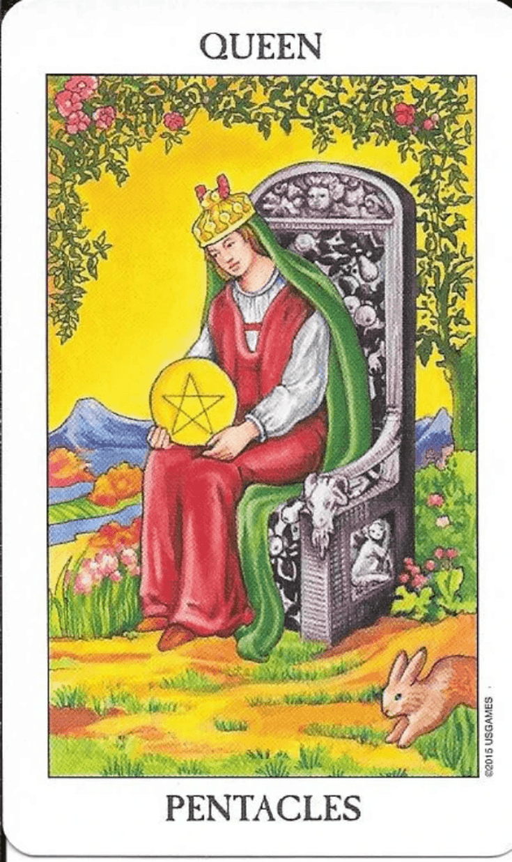 Queen of Pentacles- Rider-Waite-Smith Tarot