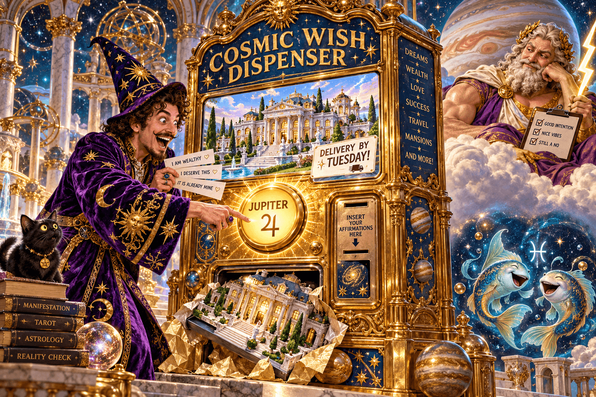 Pressing the Jupiter wish button