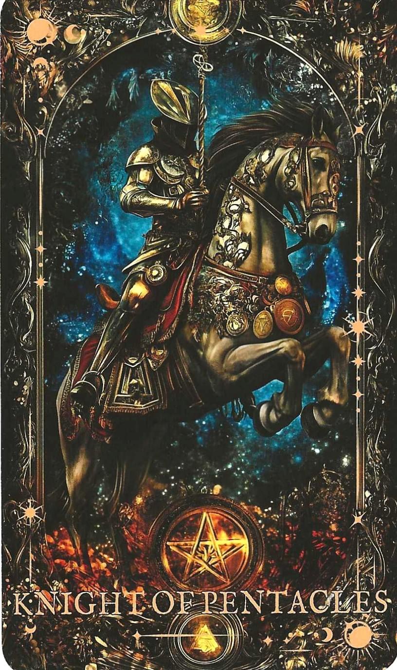 Knight of Pentacles- The Arcane Tarot card