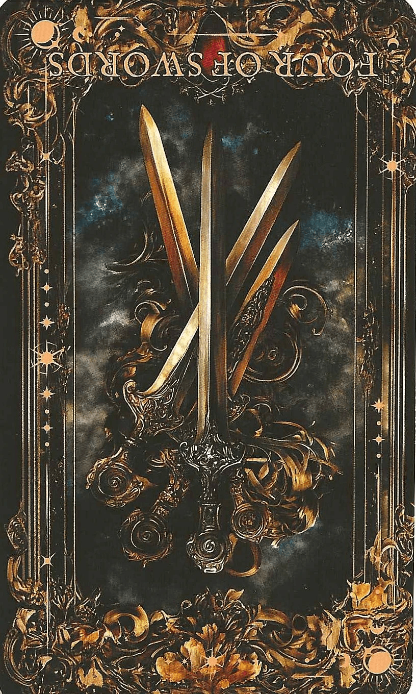 Four of Swords- The Arcane Tarot reversed