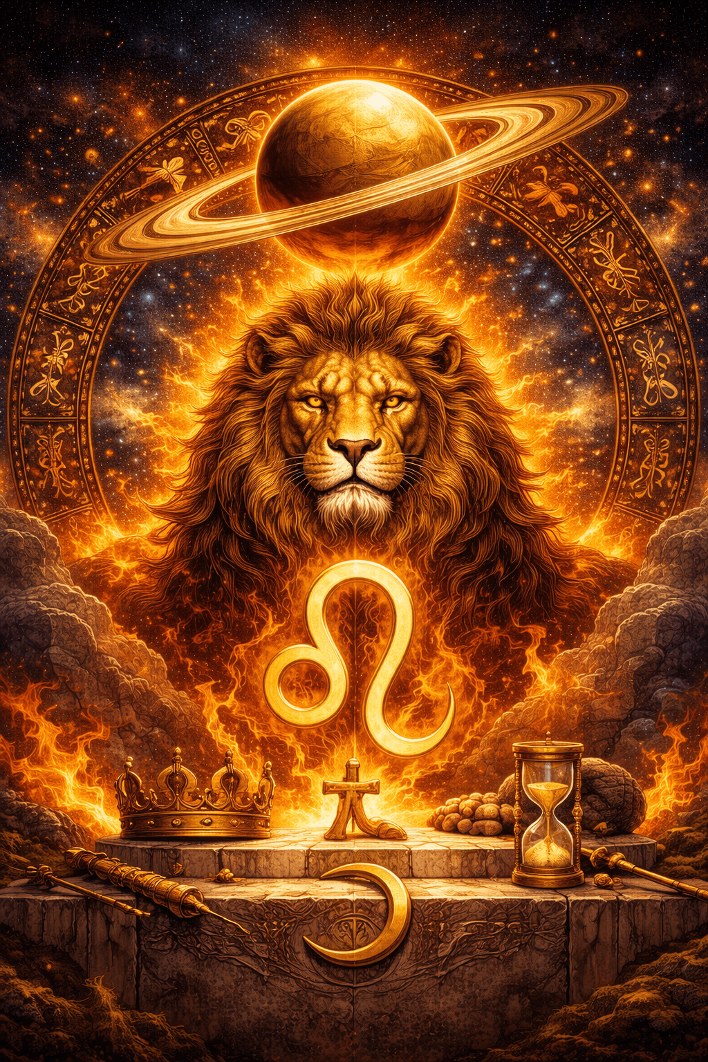 Saturn in Leo: The Friction of Solar Force Under Time