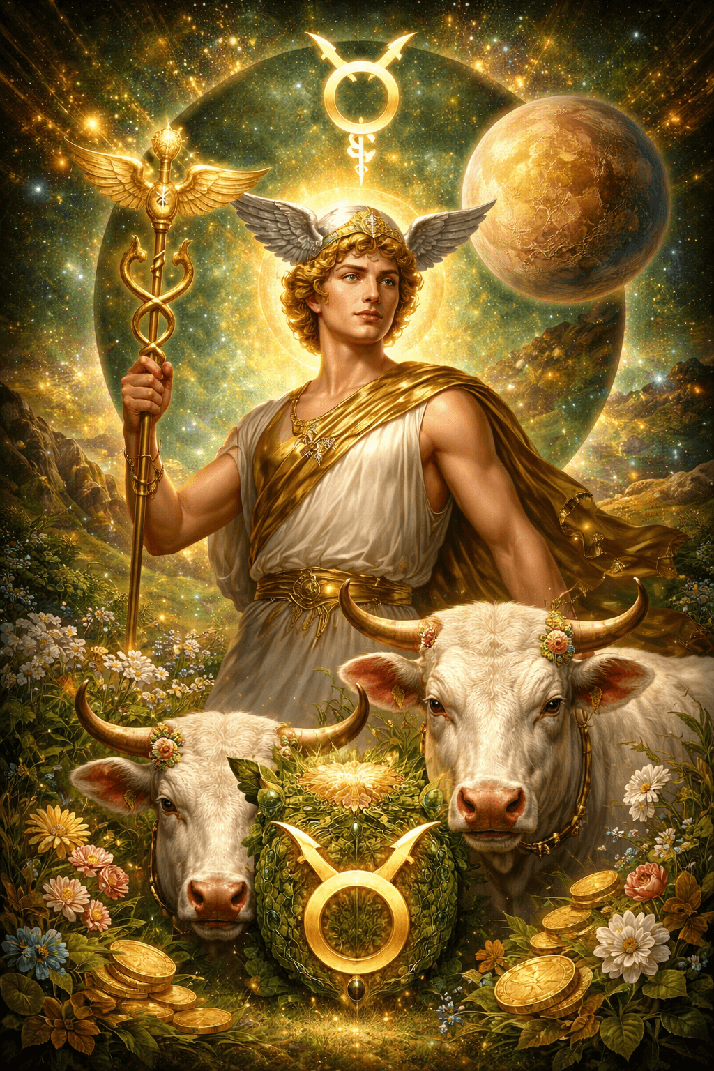 Mercury in Taurus imagery