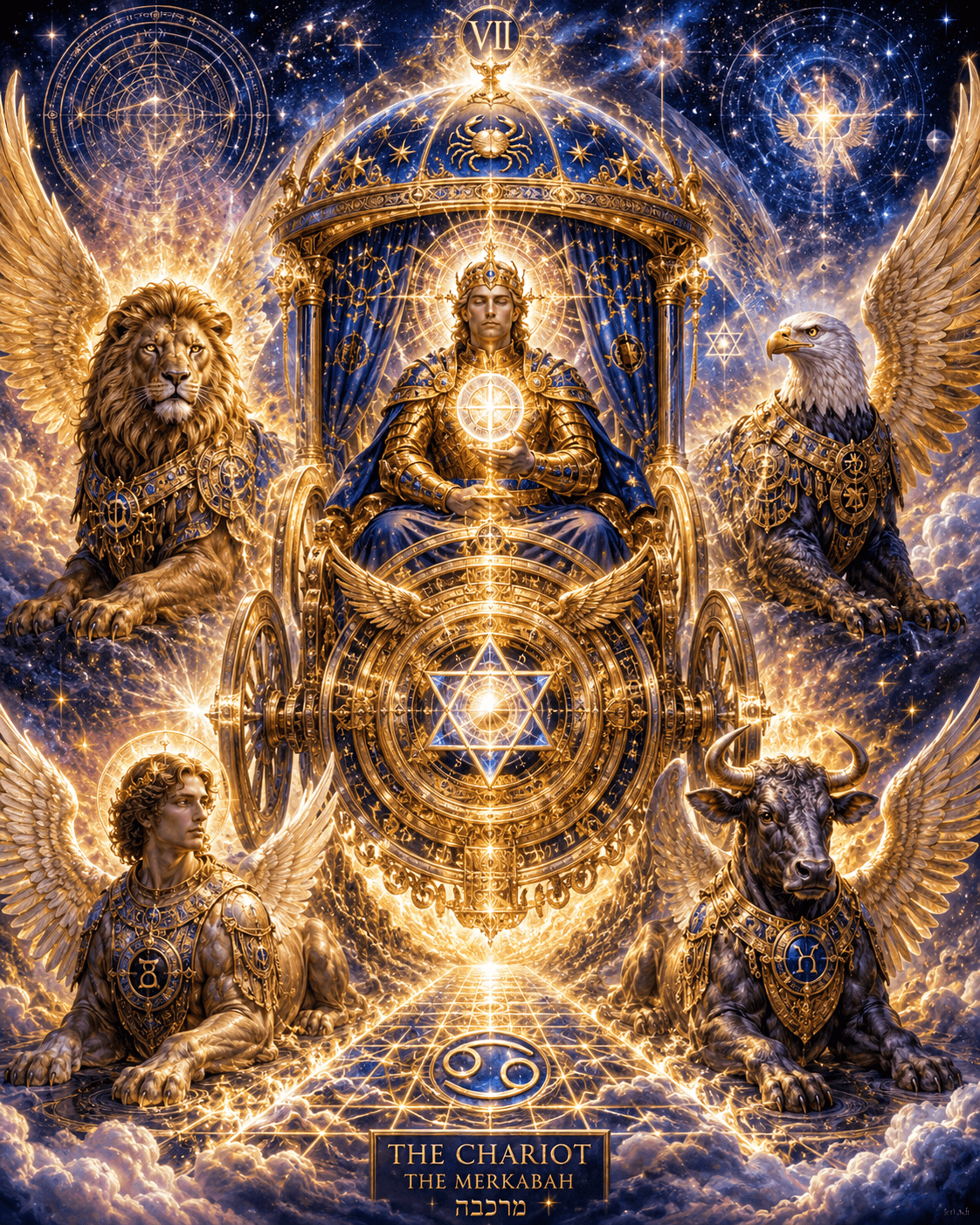 The chariot as merkabah imagery