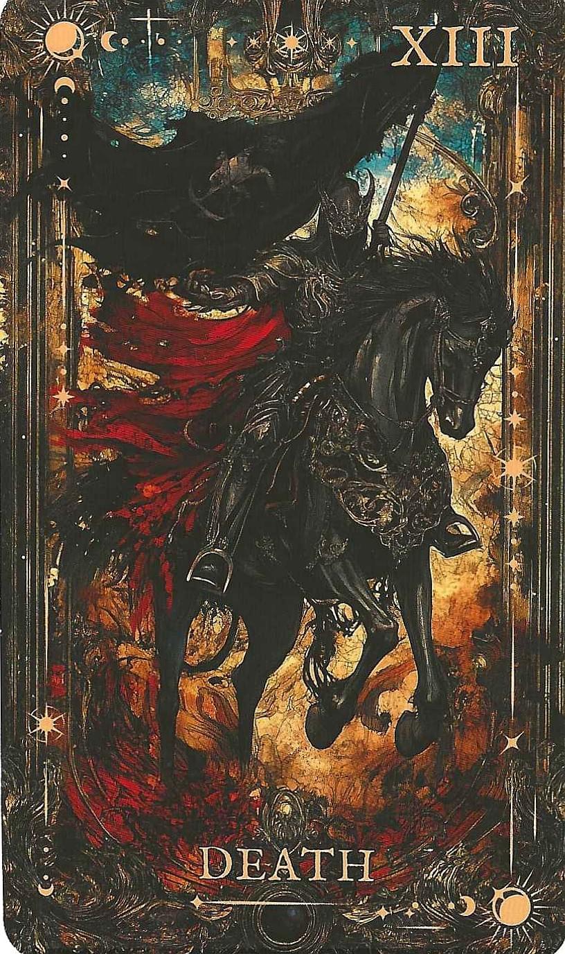 Arcane Tarot- Key 13- Death tarot imagery