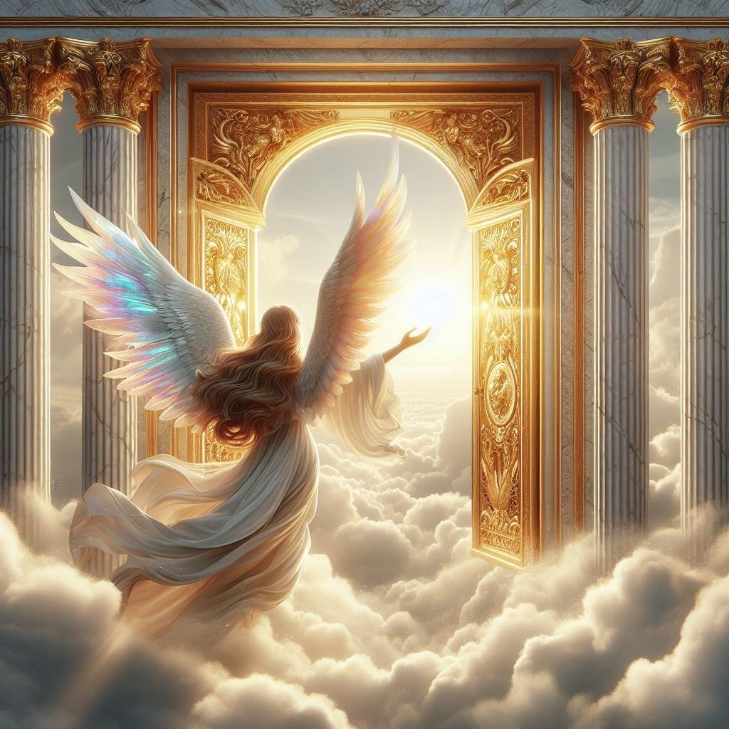 Gateway to heaven imagery