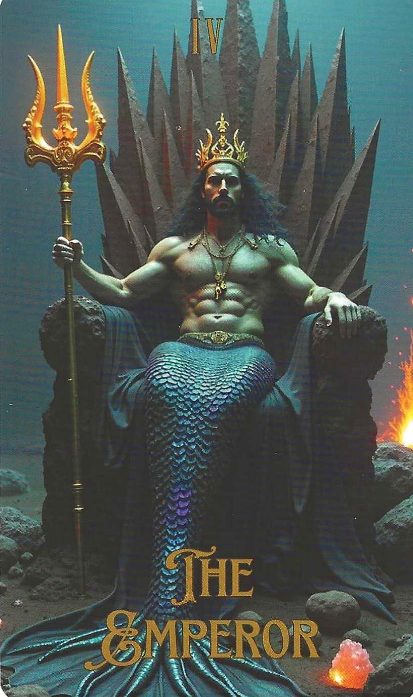 The Emperor key 4- the Ocean Tarot