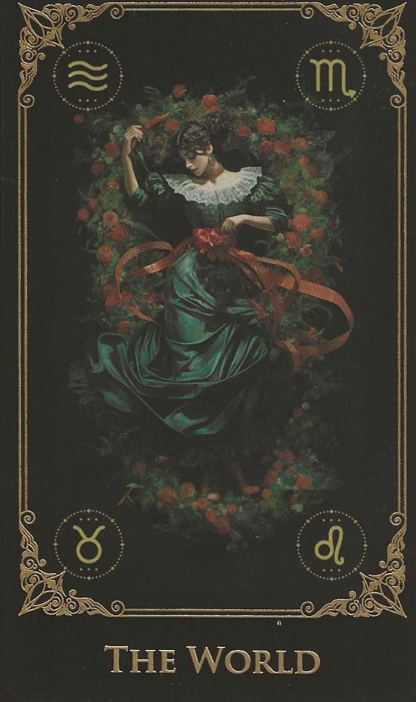 The World- key 21-Baroque Tarot