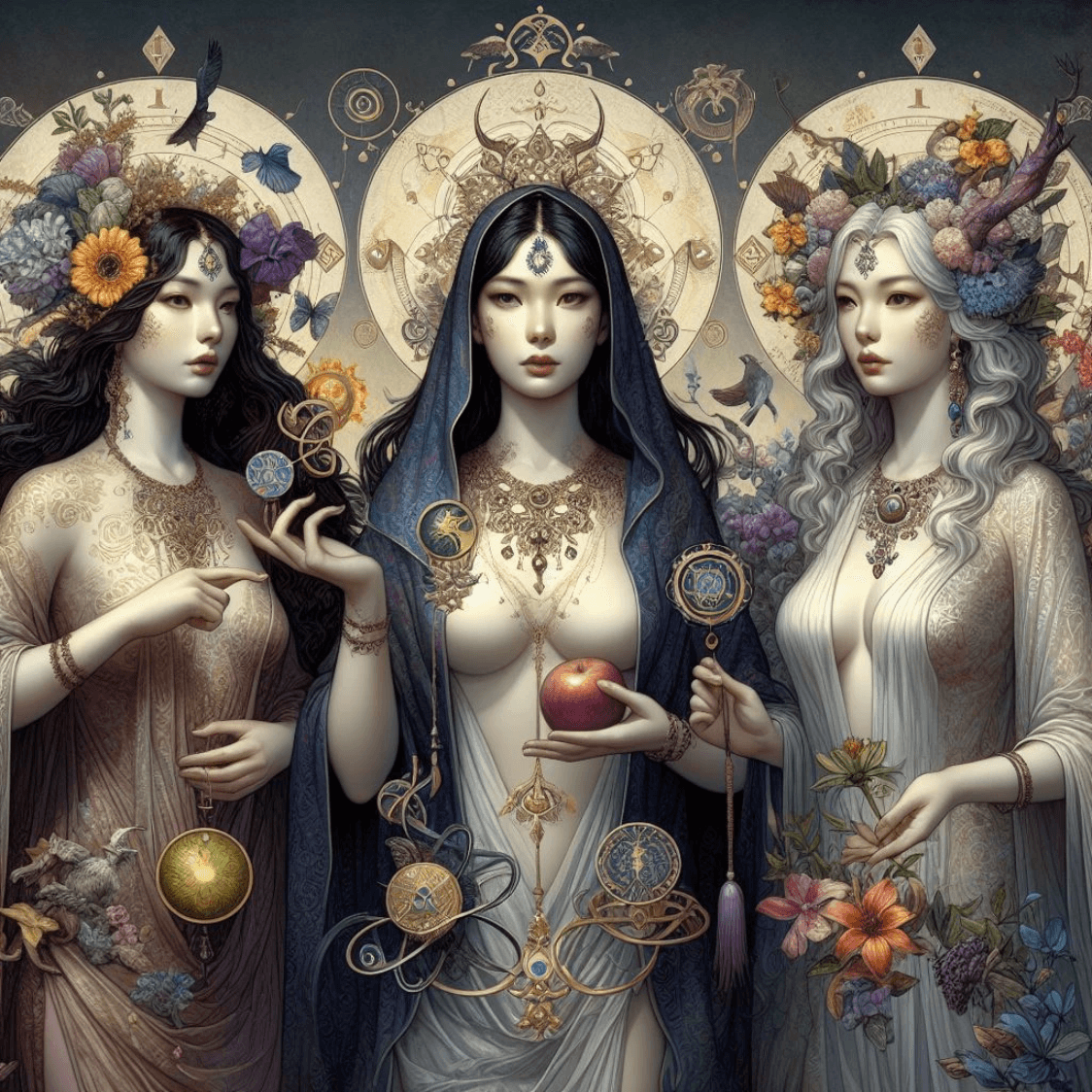 Trinity Goddess imagery