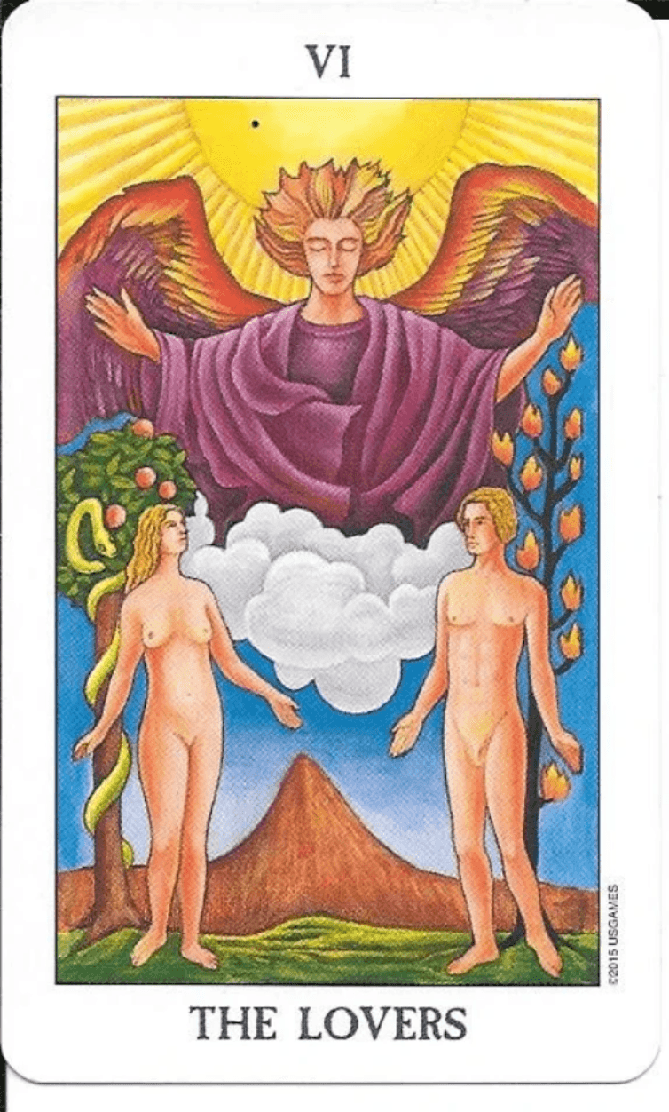 The Lovers- Key 6- The Rider-Waite-Smith Tarot