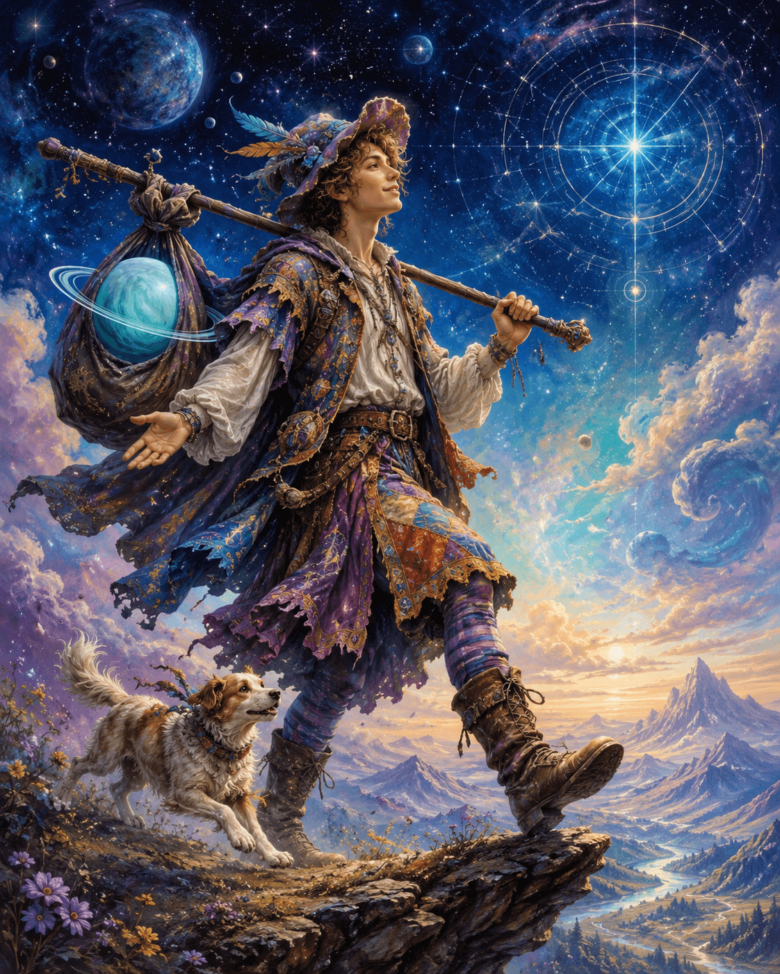 The fool and Uranus imagery