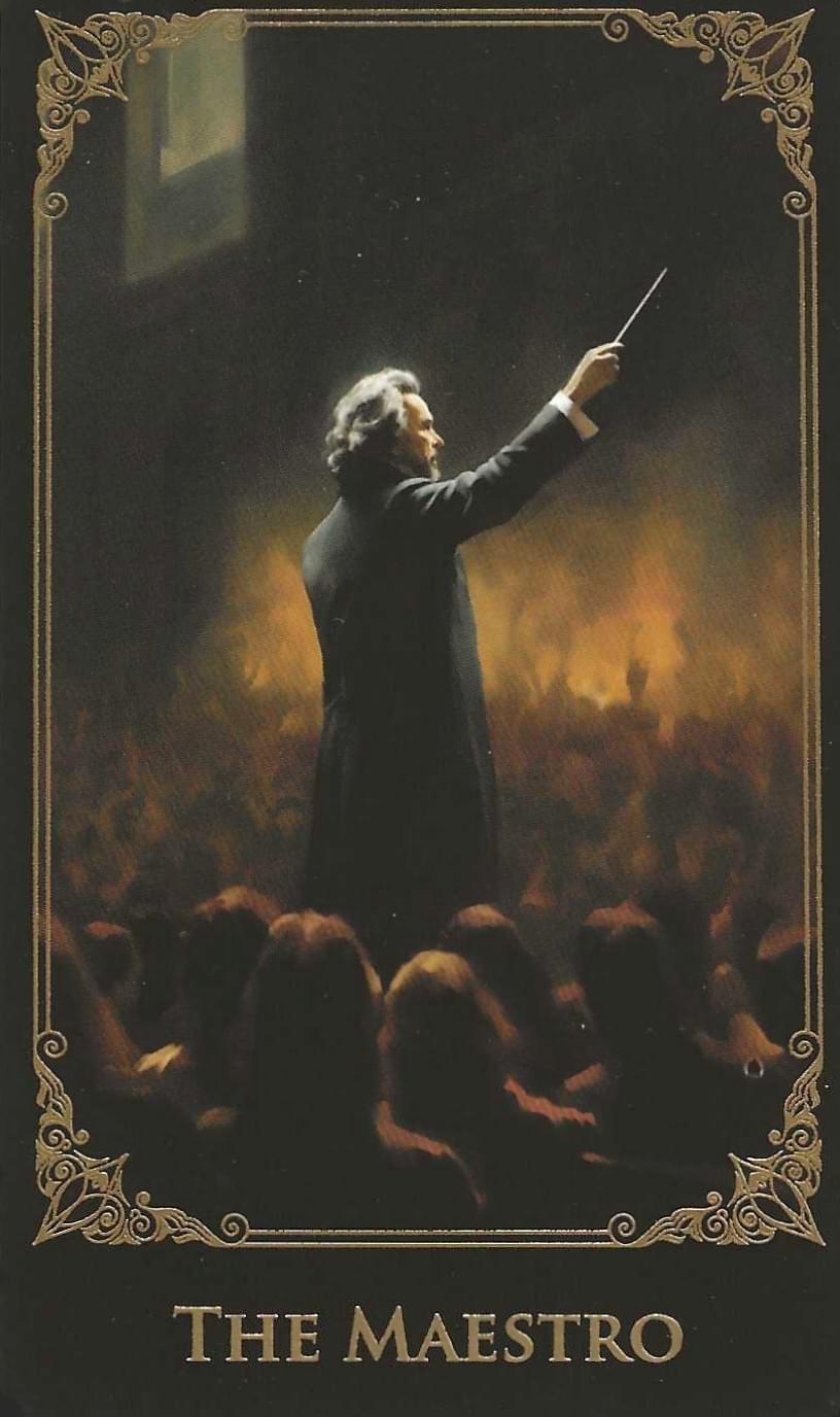 The Maestro- Key 23-The Baroque Tarot