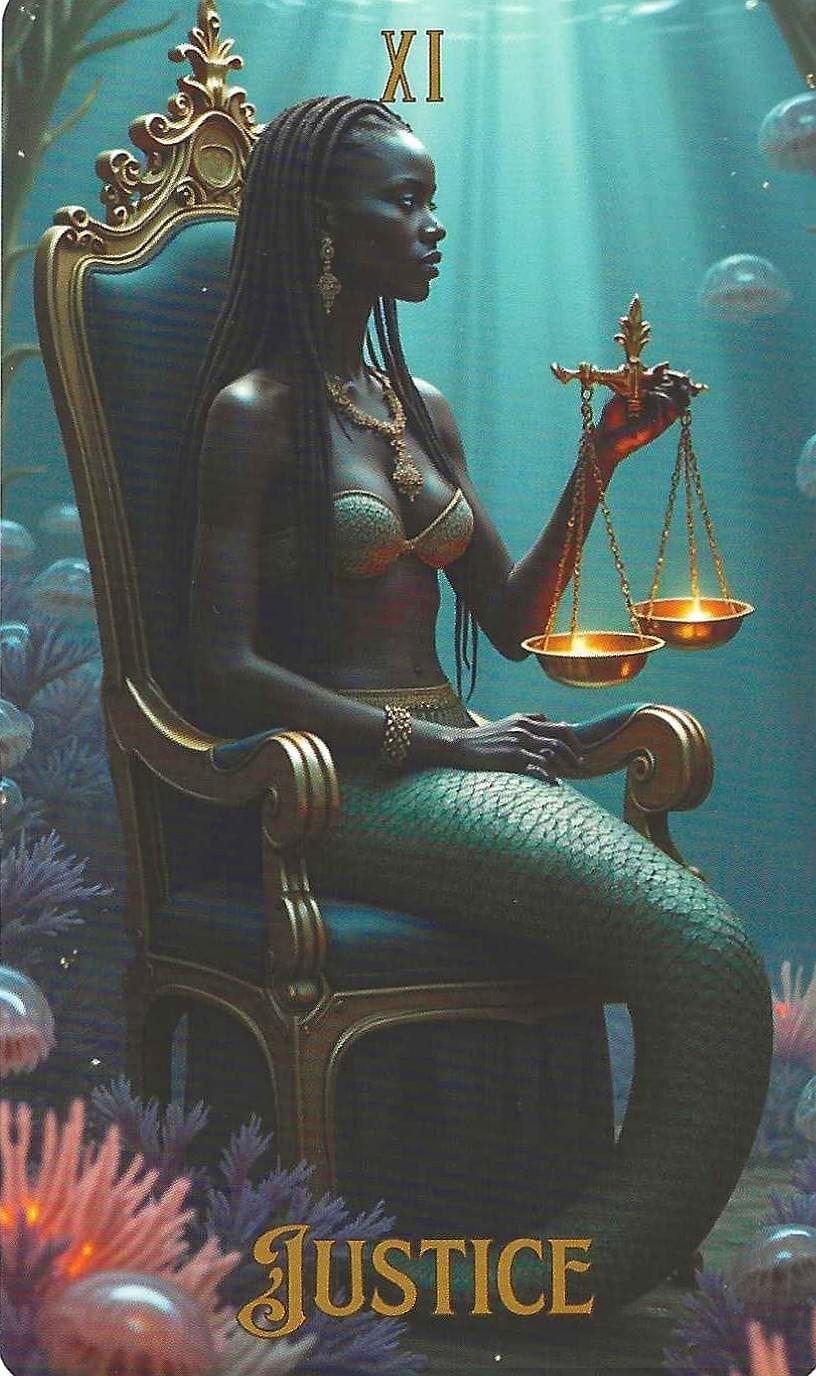 Justice-Key 11- The Ocean Tarot