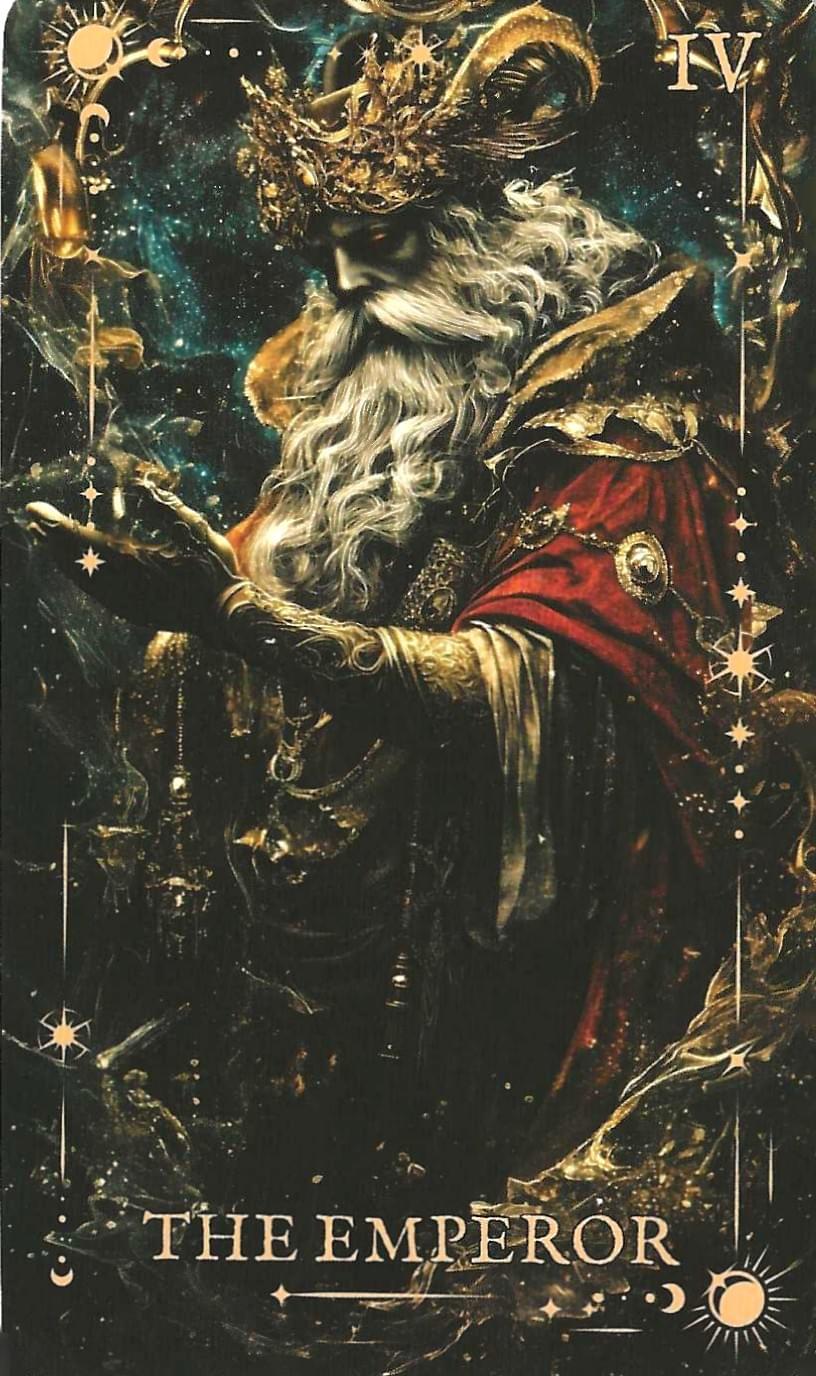 The Arcane Tarot- Key 4- Authority. structure, and confidence