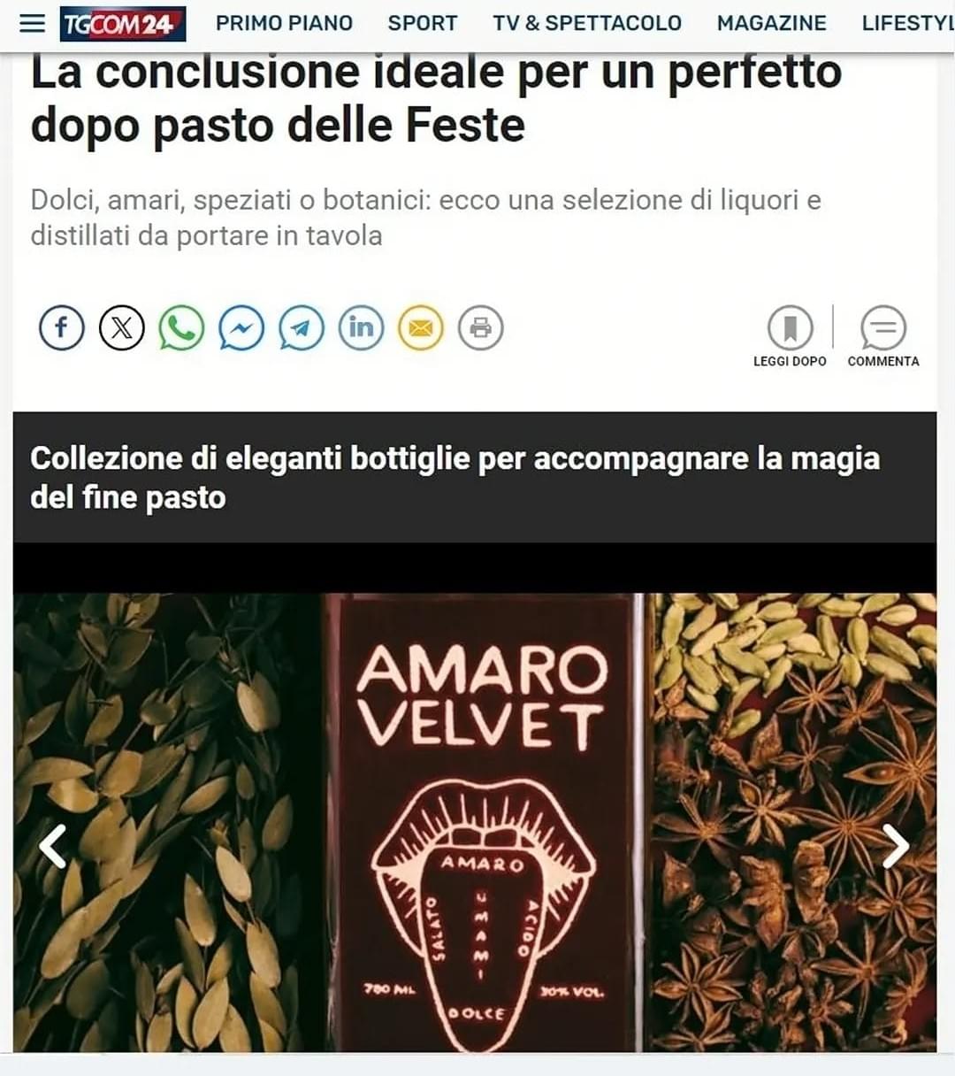 'migliore amaro del mondo' 'Amaro Velvet Velluto Natale 'Amaro di Natale' Fusion Digestivo Umami Giappone Spezie Liquore Lucca Lucchese Medaglia Toscana Agriturismo 'amaro multisensoriale'  'amaro natalizio'