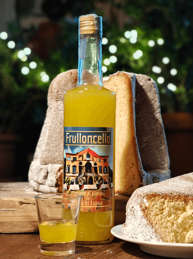 frulloncello limoncello abbinato al pandoro
