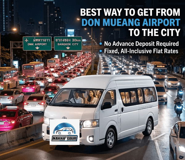 Don Mueang Airport transfer to Bangkok City, VIP van