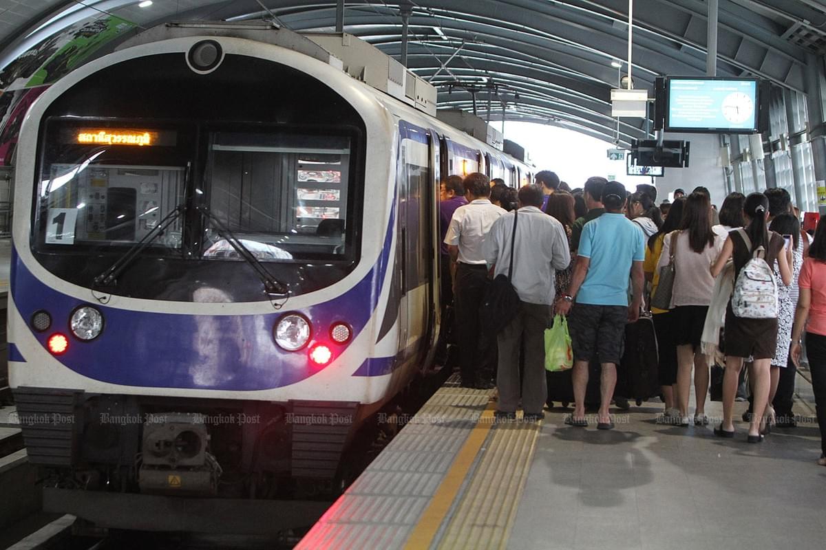Airport Rail Link ARL Train at BKK