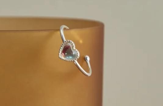 [純銀] 戀愛成就戒指 / 2 size / Love Achievement Ring