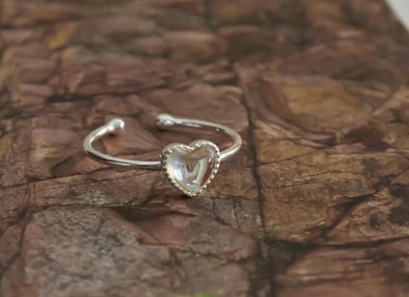 [純銀] 戀愛成就戒指 / 2 size / Love Achievement Ring