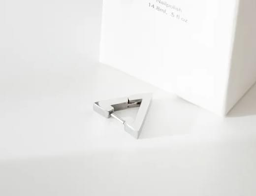 [鋼飾] 倒三角耳環 / 3色 / 單售 / Inverted Triangle Earring
