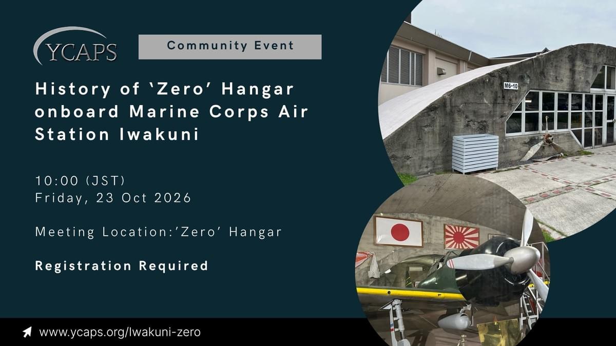 Graphic of the Iwakuni 23 October event Graphic of the Iwakuni 23 October event