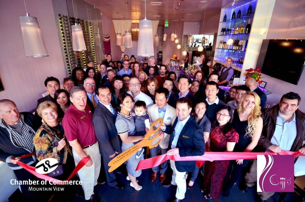 Hacker Dojo ribbon cutting, courtesy of the Mountain View Chamber of Commerce