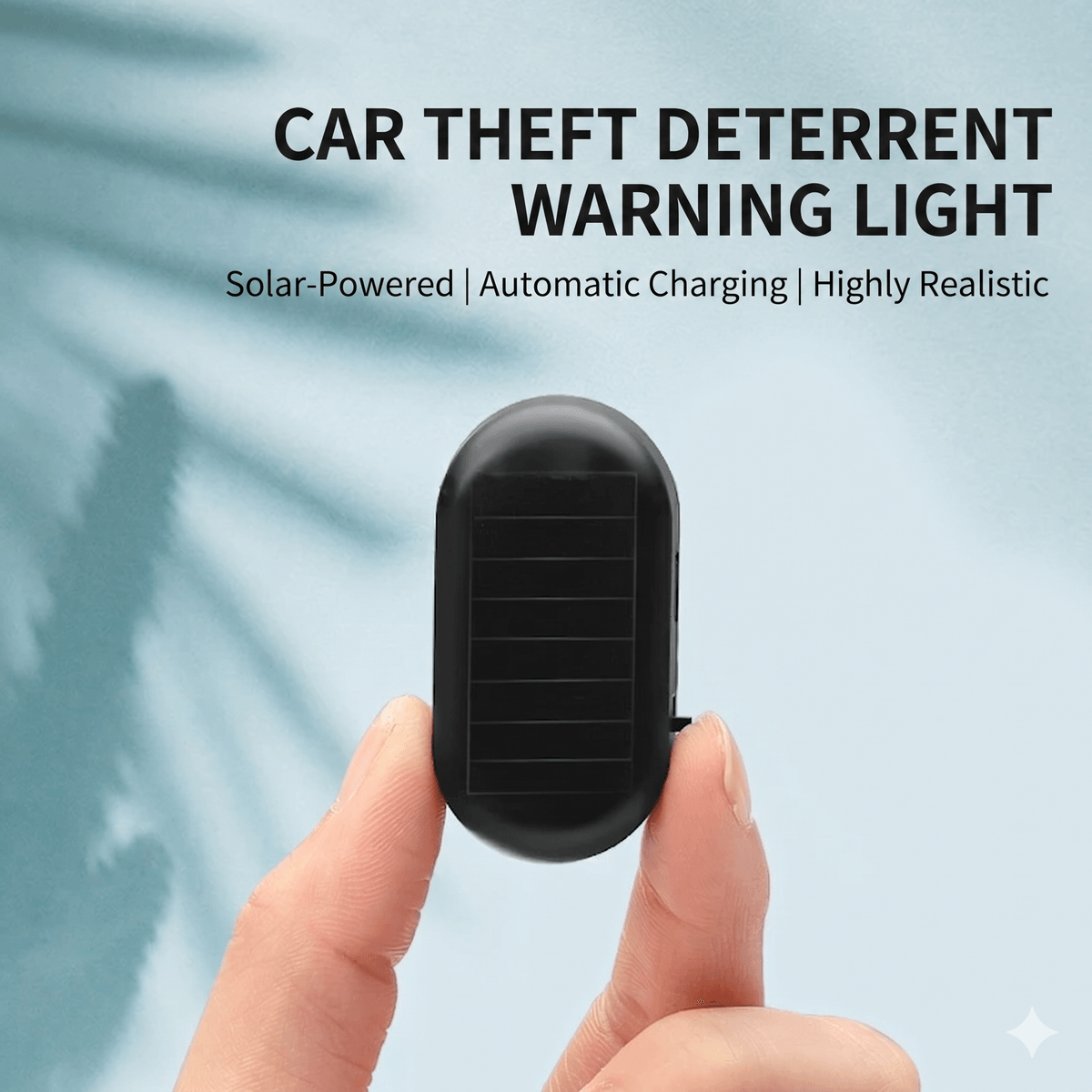 Universal Solar Car Anti-Theft Warning Light — Smart LED Alarm Simulation