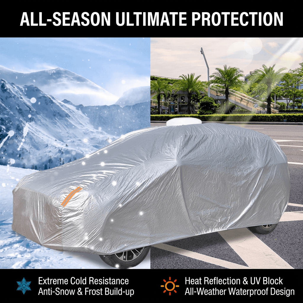 Premium Fully Automatic Solar Car Umbrella — Remote-Controlled All-Weather Protection & Sunshade