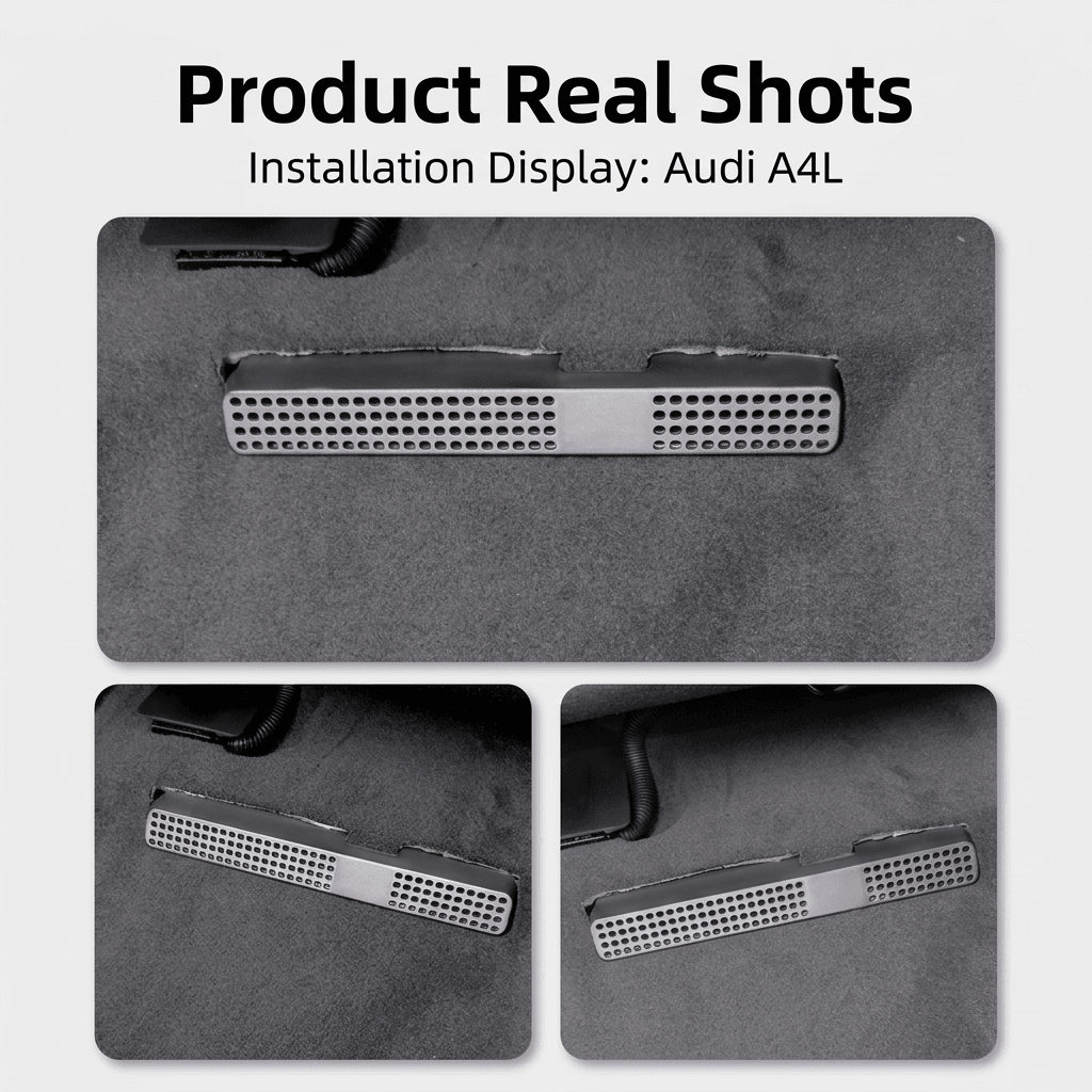 Audi Series Under-Seat Air Vent Protection Covers — Anti-Clogging & Dustproof