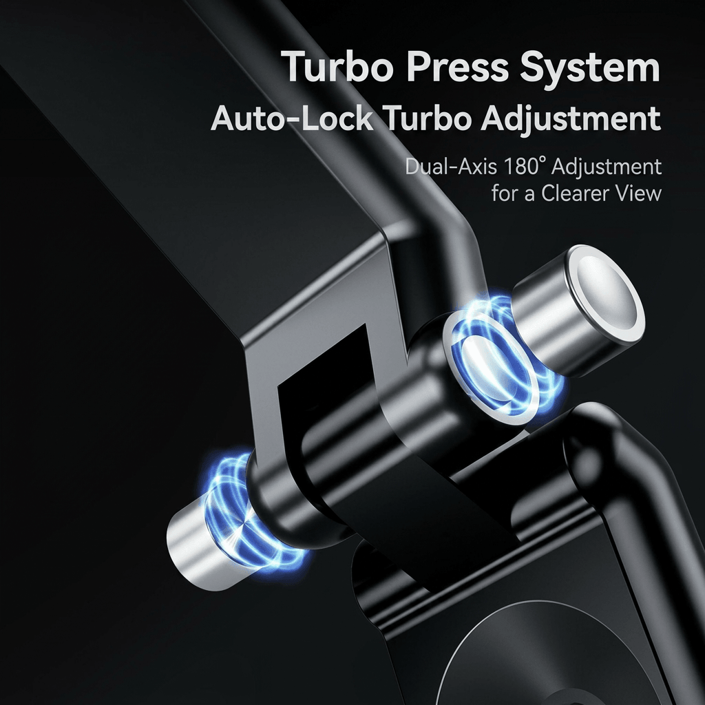 Universal Sun Visor Car Phone Holder — 1080° Rotation & Stable Grip