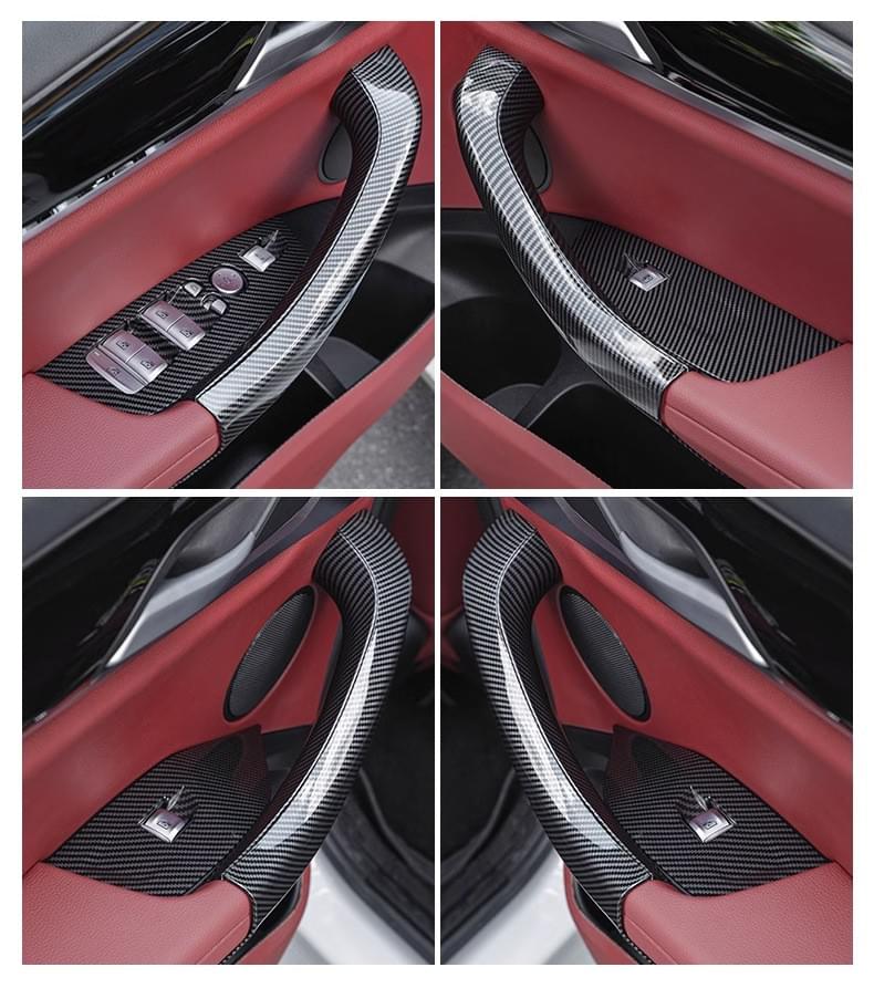 Premium Interior Door Handle Protection Covers Fits for BMW X3/iX3/X4 (Set of 4)