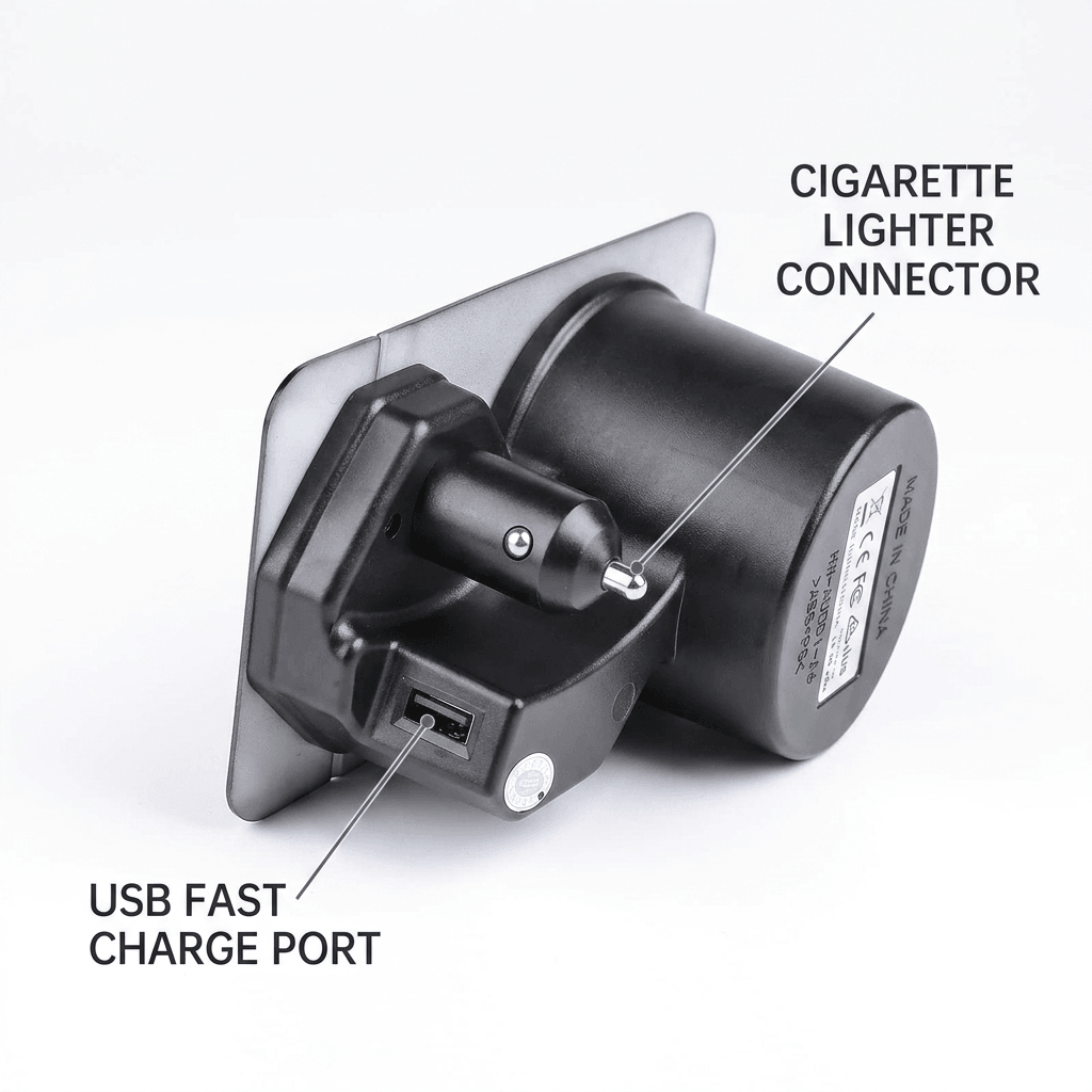 Premium Center Console Wireless Charger — Seamless Integration for Audi A6L & A7 Series (2019-2024)